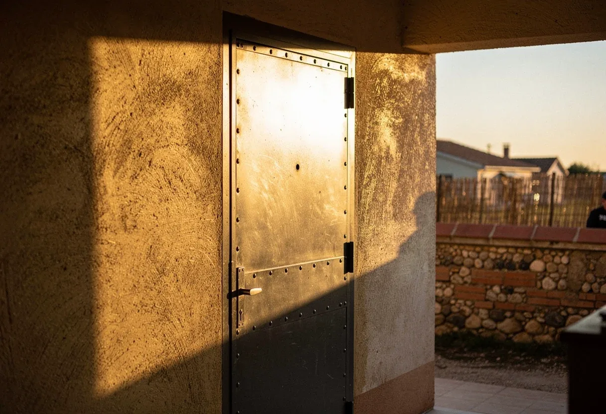 Porte blindée posée dans un immeuble à Pia