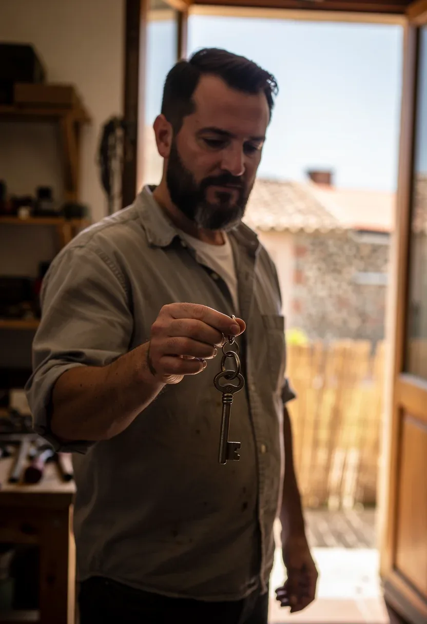 Portrait de l'artisan serrurier de Pia